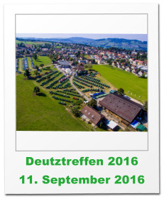 Deutztreffen 2016  11. September 2016