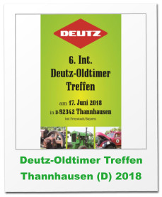 Deutz-Oldtimer Treffen Thannhausen (D) 2018