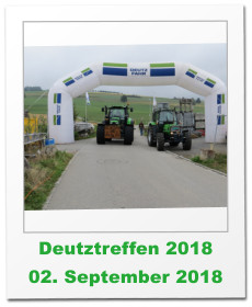 Deutztreffen 2018  02. September 2018